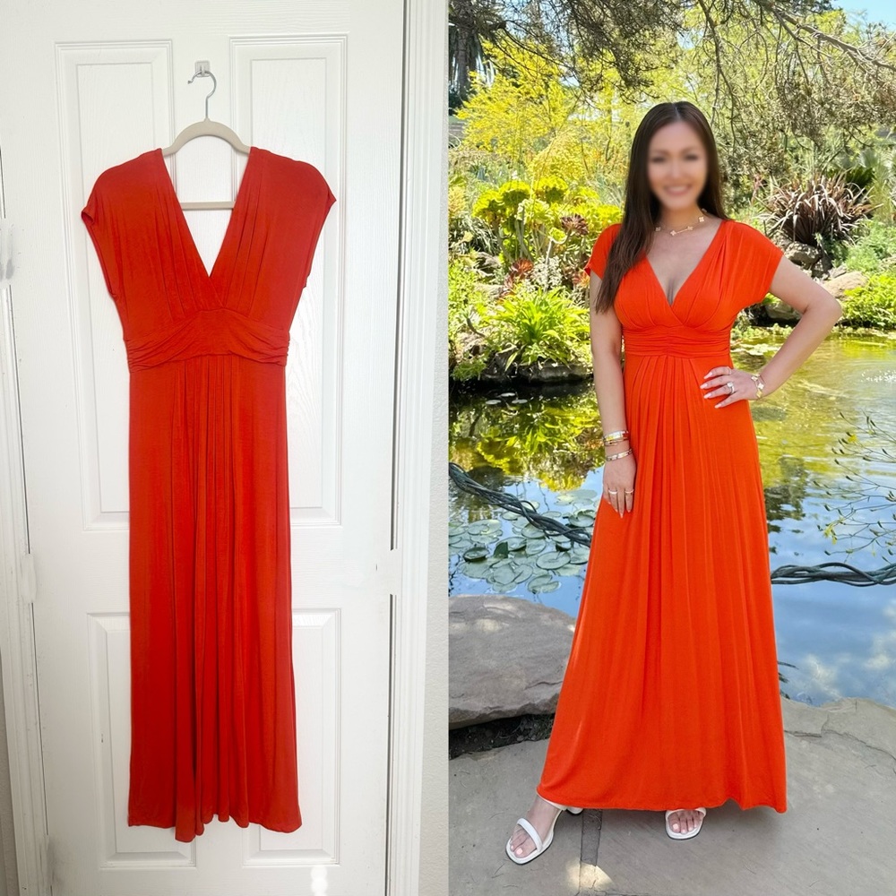 Vans Vibrant Orange Maxi Dress